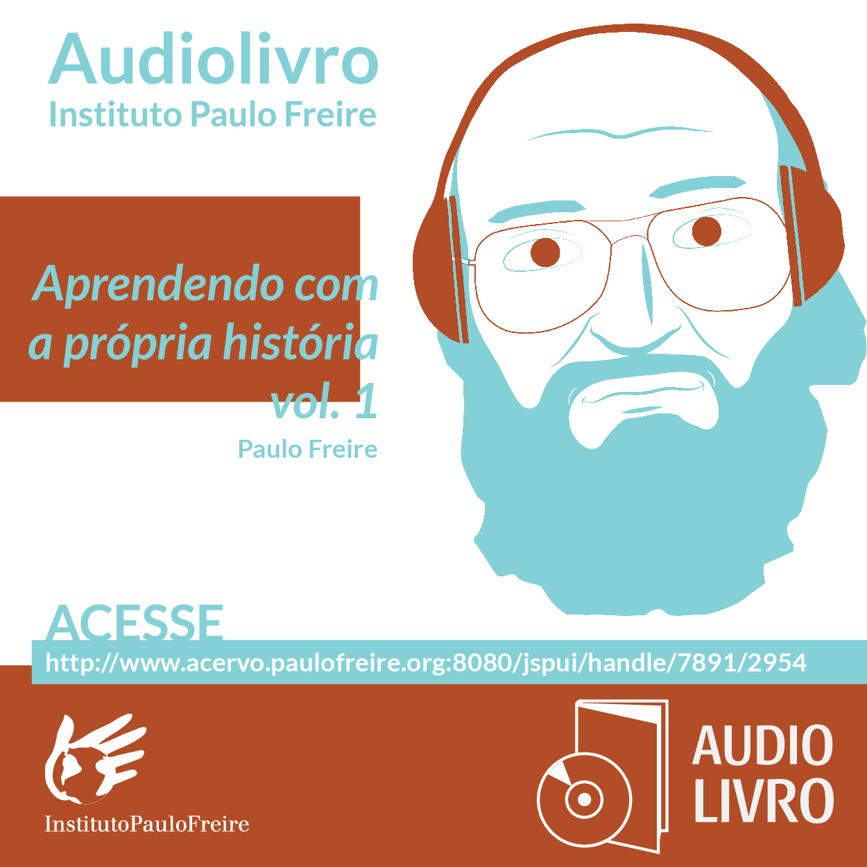 Aprendendo propria Historia AUDIOLIVRO face
