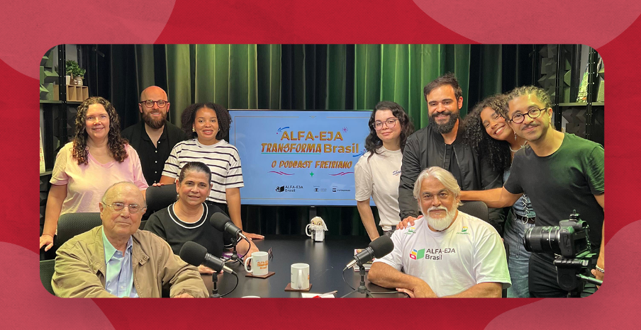 Podcast “ALFA-EJA Transforma Brasil” estreia no Dia do Professor e propõe diálogo sobre a educação de jovens e adultos