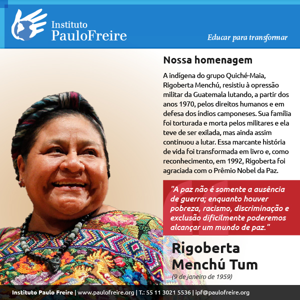 homenagem rigoberta 080114