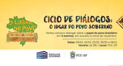 Ciclo de Diálogos: o lugar do povo soberano